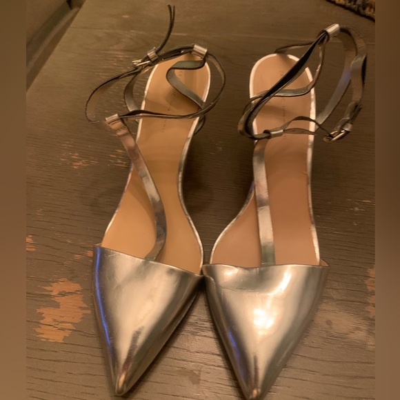 ZARA silver heels - Picture 1 of 4
